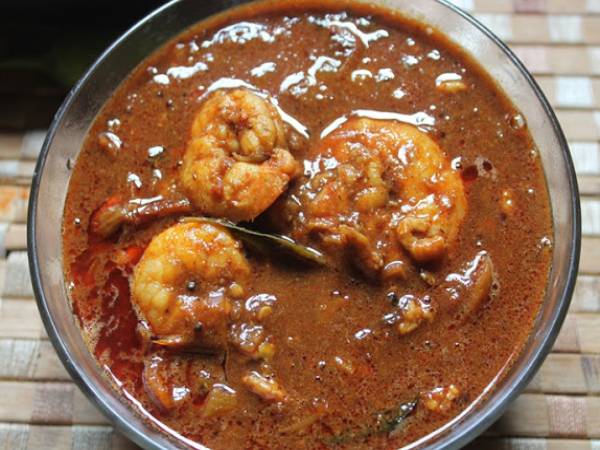 செட்டிநாடு ஸ்டைல் இறால் குழம்பு!!!