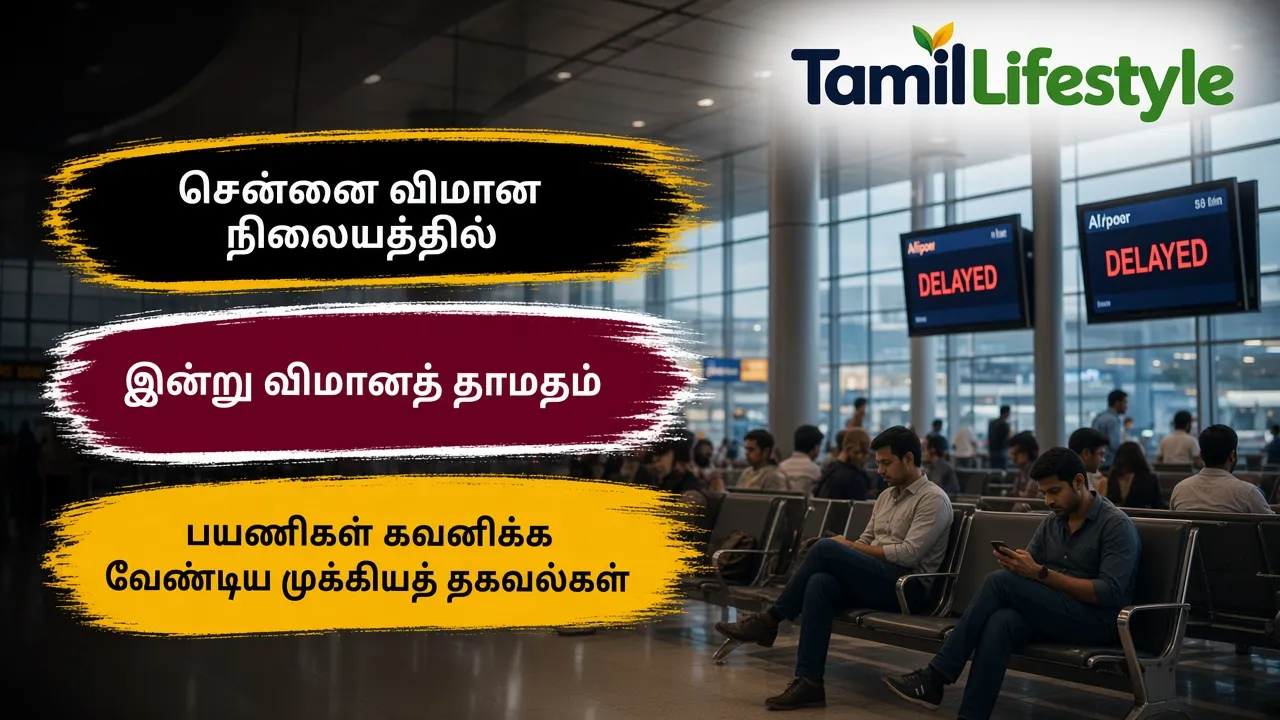 சென்னை விமான நிலையத்தில் இன்று விமானத் தாமதம்: பயணிகள் கவனிக்க வேண்டிய முக்கியத் தகவல்கள்