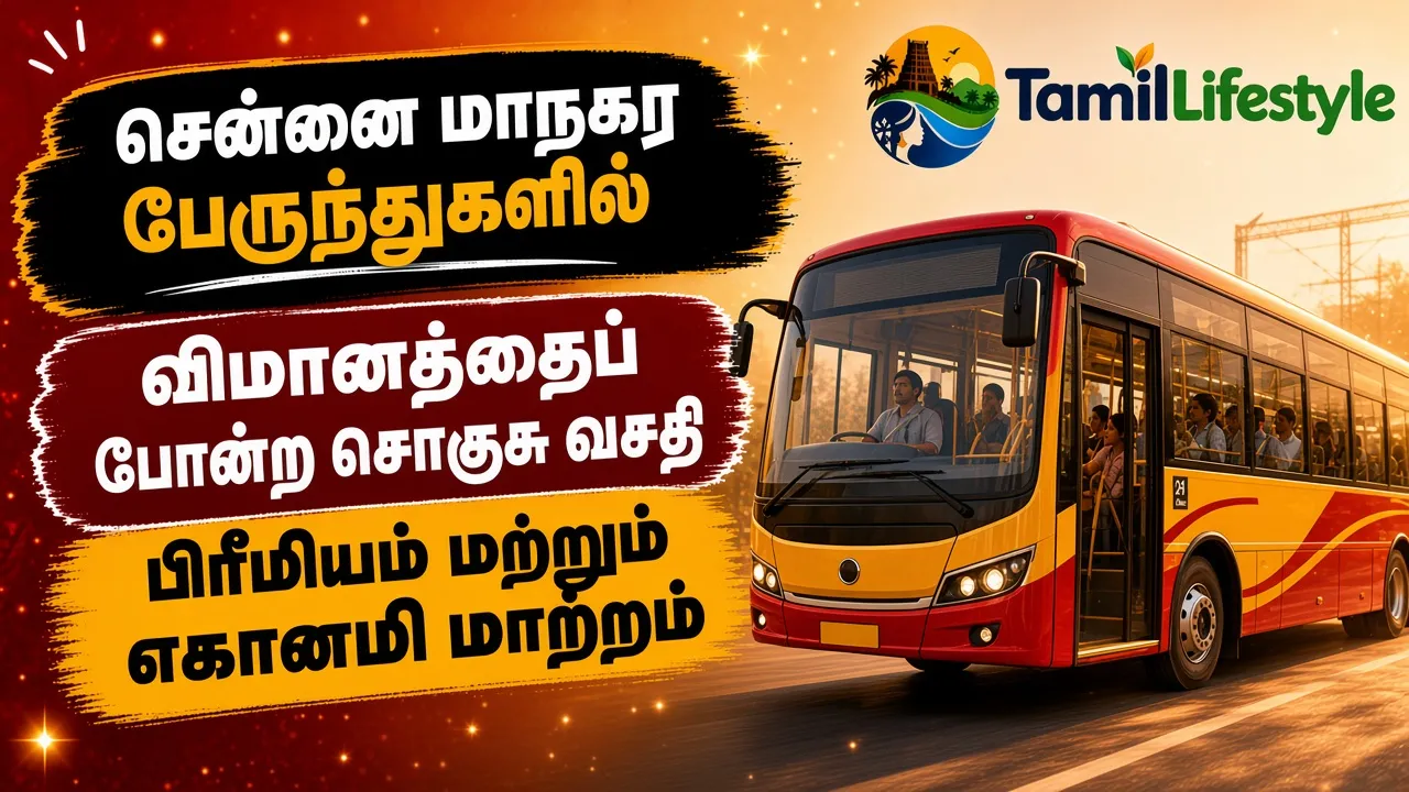 சென்னை மாநகர பேருந்துகளில் விமானத்தைப் போன்ற சொகுசு வசதி: பிரீமியம் மற்றும் எகானமி மாற்றம்!