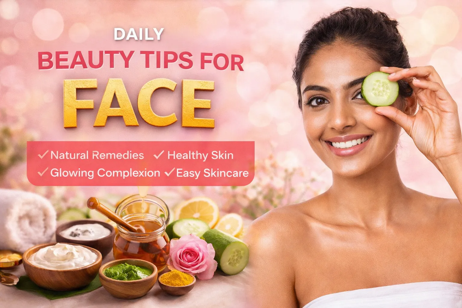 தினசரி அழகு குறிப்புகள்: முகம் பராமரிப்பு வழிகாட்டி