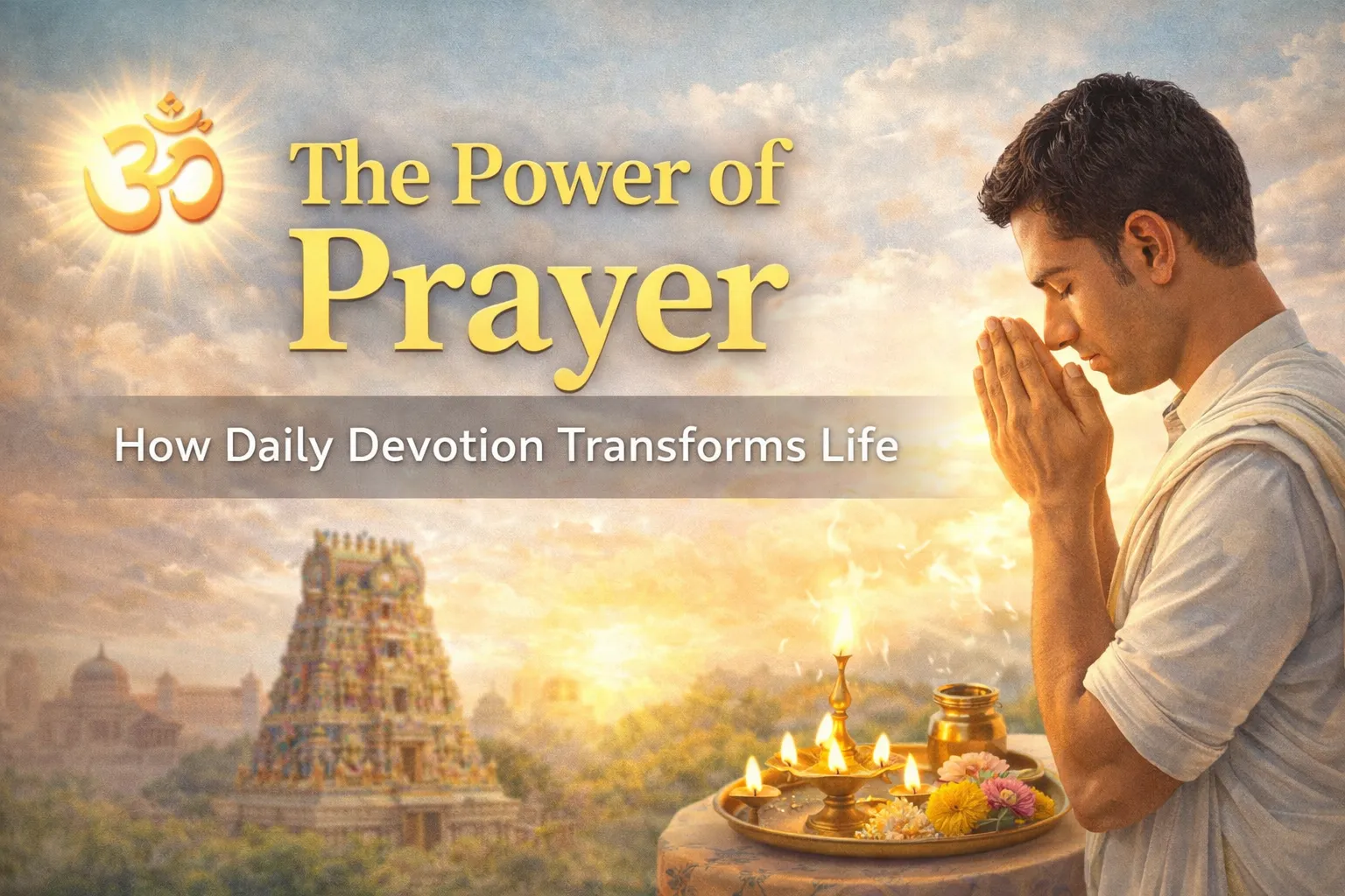 பிரார்த்தனையின் சக்தி: தினசரி வழிபாடு வாழ்க்கையை மாற்றியமைப்பது எப்படி?