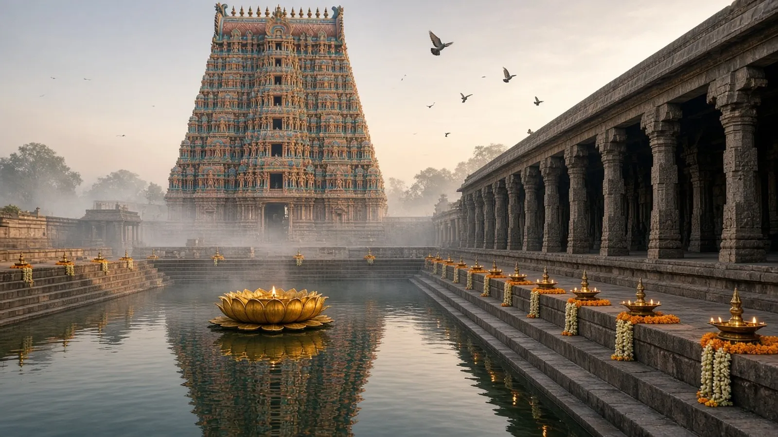 தமிழ்நாட்டுக் கோவில்கள் பகுதி 1: மதுரை மீனாட்சி அம்மன் கோவில் – கோபுரங்களின் நகரின் இதயம்