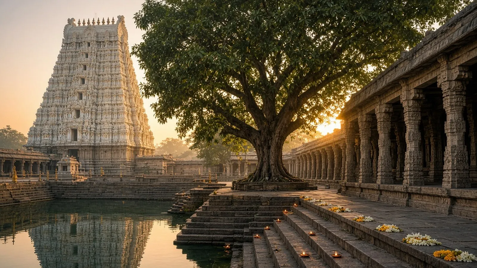 தமிழ்நாட்டுக் கோவில்கள் பகுதி 7: காஞ்சிபுரம் ஏகாம்பரேஸ்வரர் கோவில் – நிலத் தலமும் மாமரமும்