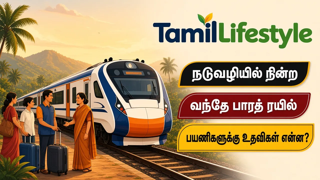 நடுவழியில் நின்ற வந்தே பாரத் ரயில்: பயணிகளுக்கு உதவிகள் என்ன?