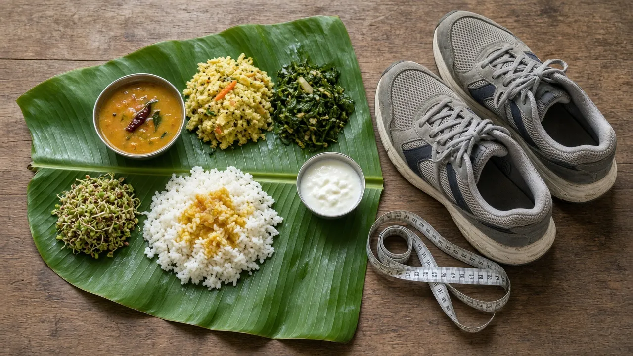எடை குறைப்பு: உடற்பயிற்சியும் உணவும் – கலோரி, புரதம், யதார்த்தமான வேகம்