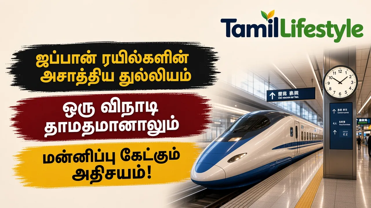 ஜப்பான் ரயில்களின் அசாத்திய துல்லியம்: ஒரு விநாடி தாமதமானாலும் மன்னிப்பு கேட்கும் அதிசயம்!