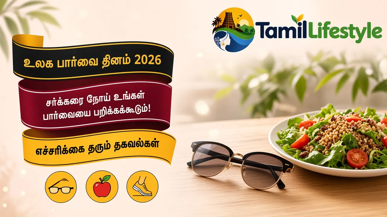 உலக பார்வை தினம் 2026: சர்க்கரை நோய் உங்கள் பார்வையை பறிக்கக்கூடும்! எச்சரிக்கை தரும் தகவல்கள்
